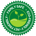 Family, Pet and Eco Friendly Cleaning Badge